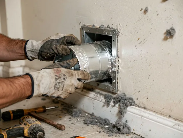 Professional dryer vent repair and installation by Tamarac Dryer Vent Cleaning in Tamarac
